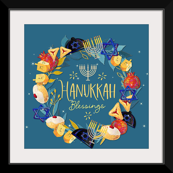 "Hanukkah Wreath", Linnaea Mallette