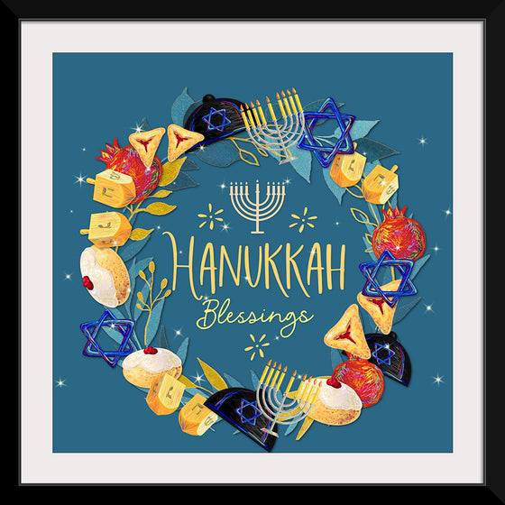 "Hanukkah Wreath", Linnaea Mallette