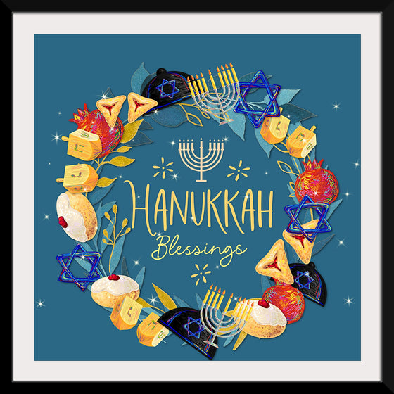 "Hanukkah Wreath", Linnaea Mallette