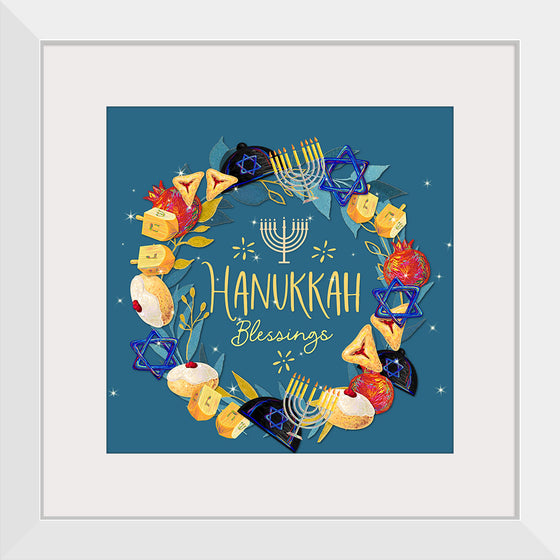 "Hanukkah Wreath", Linnaea Mallette