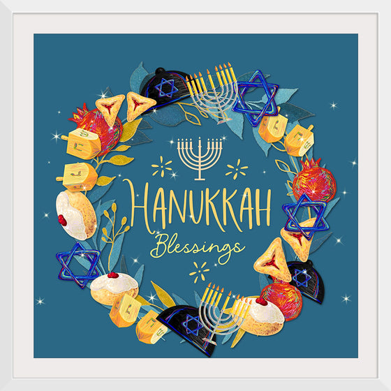 "Hanukkah Wreath", Linnaea Mallette