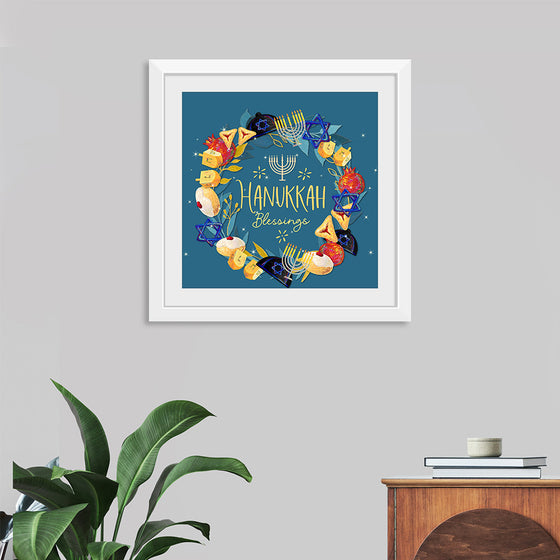 "Hanukkah Wreath", Linnaea Mallette