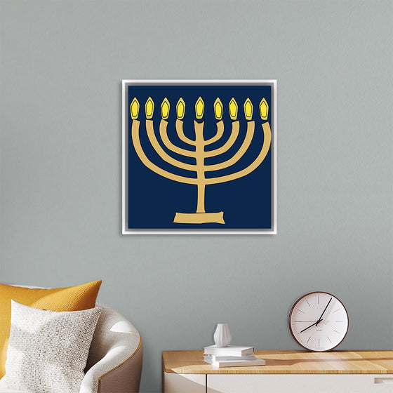 "Gold Menorah"