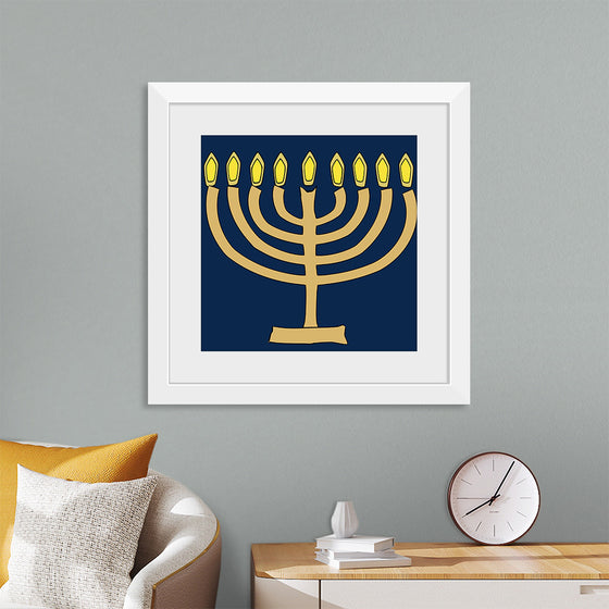 "Gold Menorah"