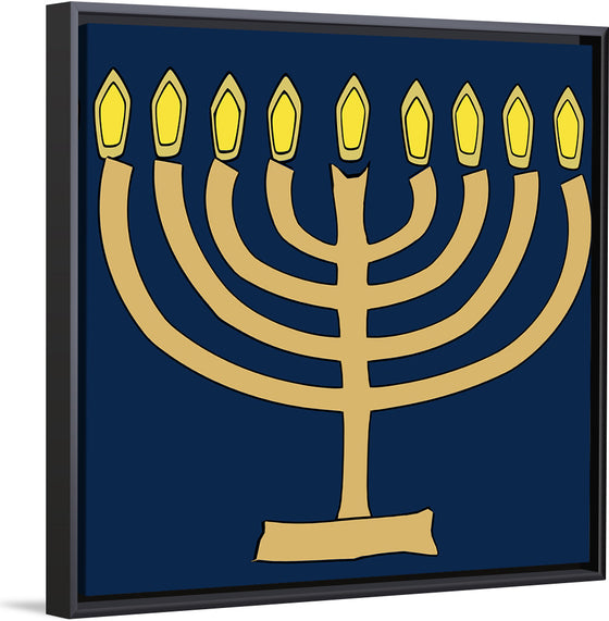 "Gold Menorah"