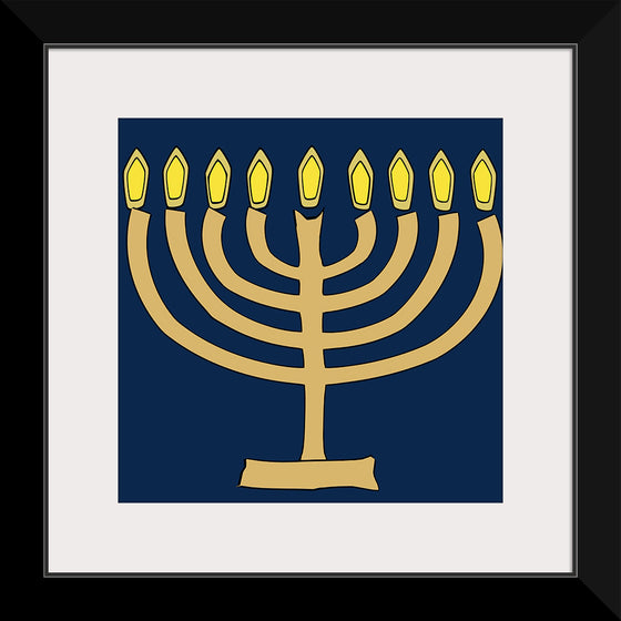 "Gold Menorah"