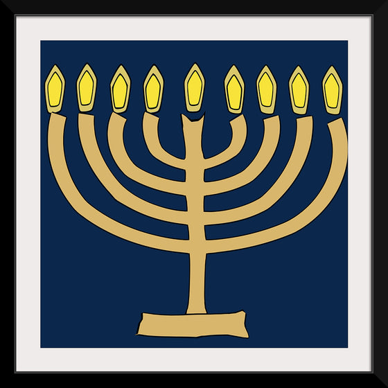 "Gold Menorah"