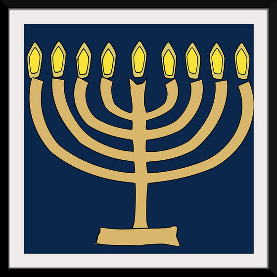 "Gold Menorah"