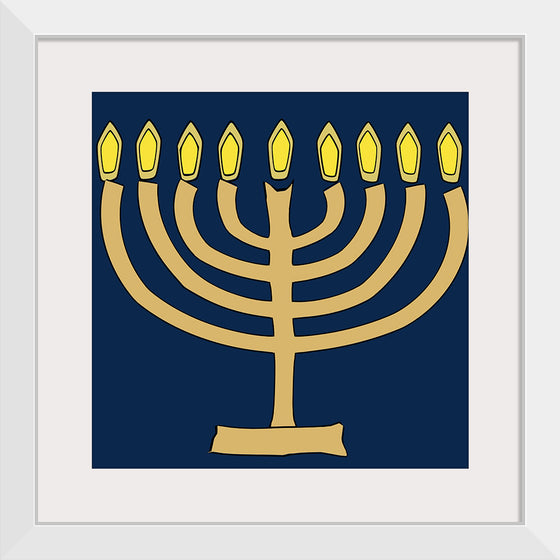 "Gold Menorah"