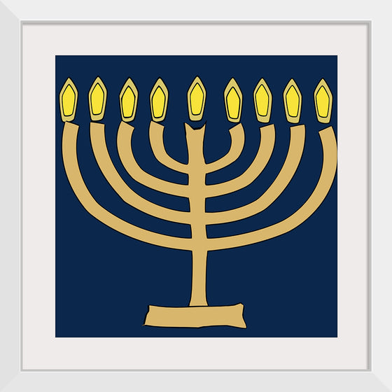 "Gold Menorah"