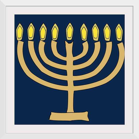 "Gold Menorah"