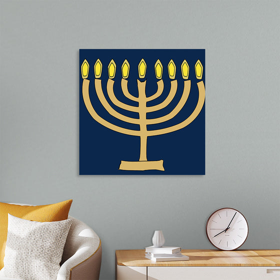 "Gold Menorah"