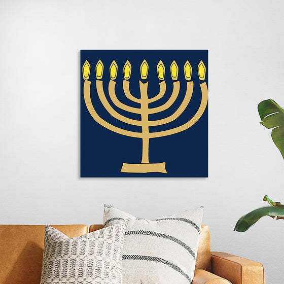 "Gold Menorah"