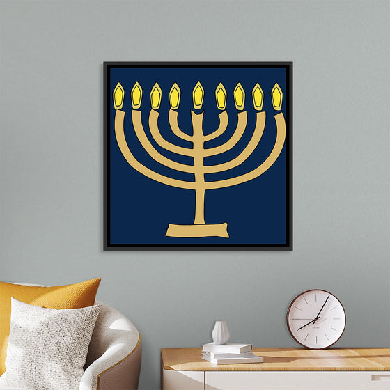 "Gold Menorah"