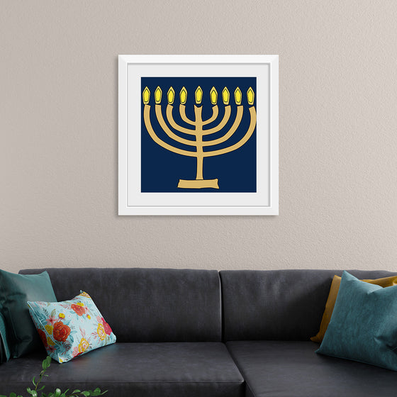 "Gold Menorah"