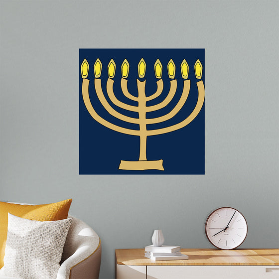 "Gold Menorah"