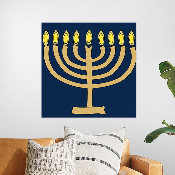 "Gold Menorah"