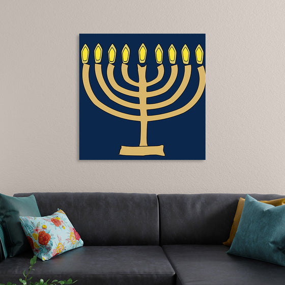 "Gold Menorah"