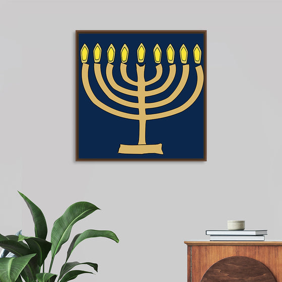 "Gold Menorah"