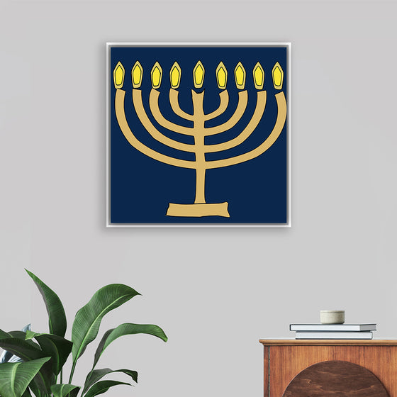 "Gold Menorah"