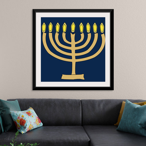 "Gold Menorah"