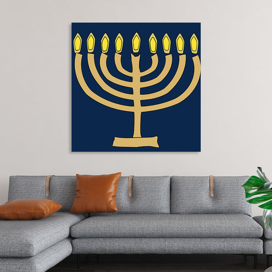 "Gold Menorah"