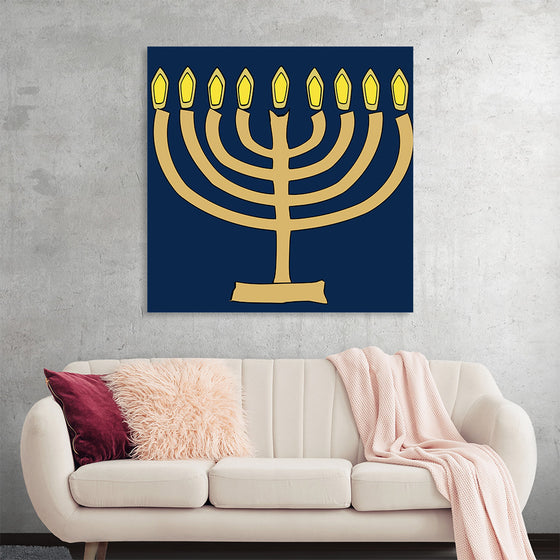 "Gold Menorah"