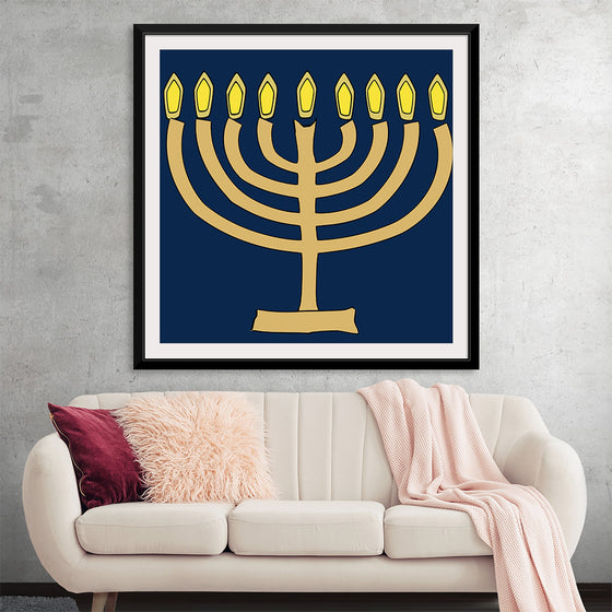 "Gold Menorah"