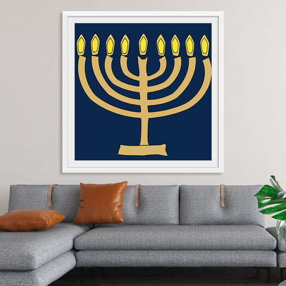 "Gold Menorah"