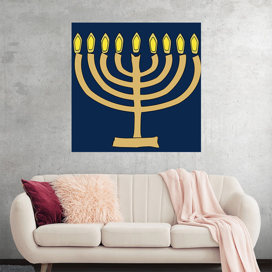 "Gold Menorah"