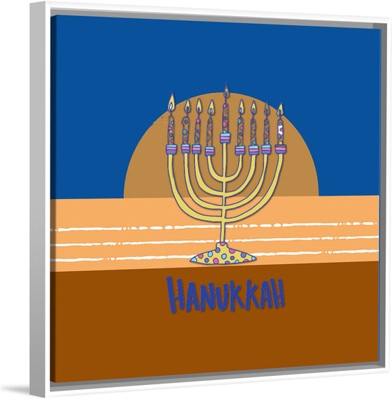 "Hanukkah Menorah", Linnaea Mallette