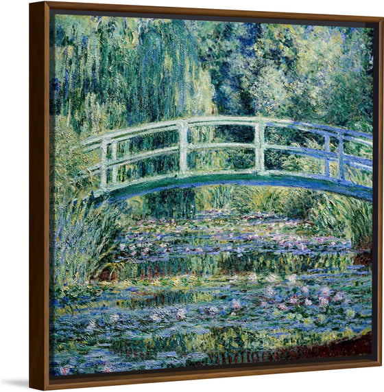 "Water Lilies and Japanese Bridge", Claude Monet