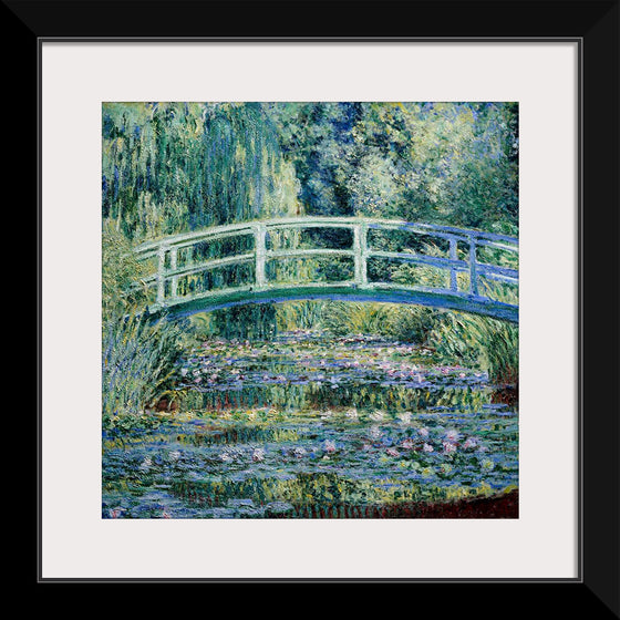 "Water Lilies and Japanese Bridge", Claude Monet