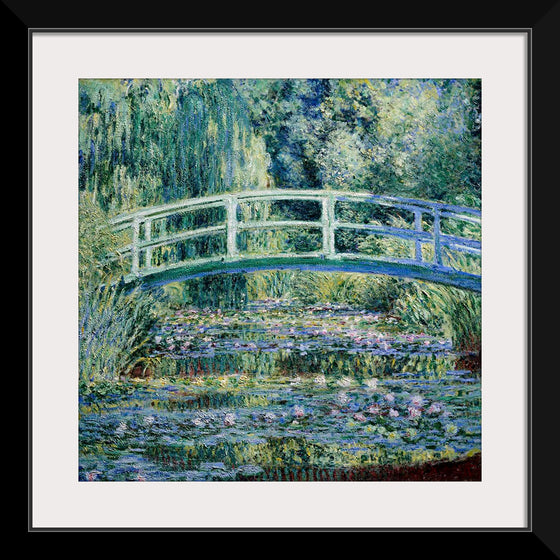 "Water Lilies and Japanese Bridge", Claude Monet