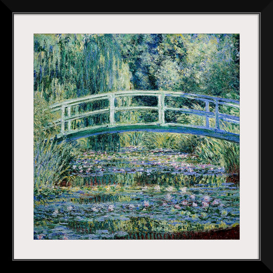 "Water Lilies and Japanese Bridge", Claude Monet