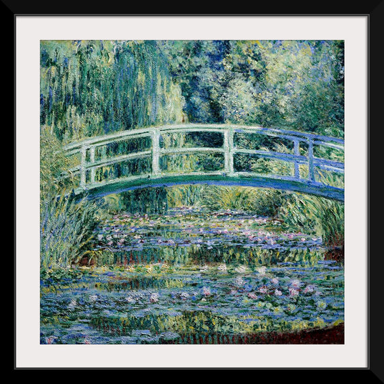 "Water Lilies and Japanese Bridge", Claude Monet