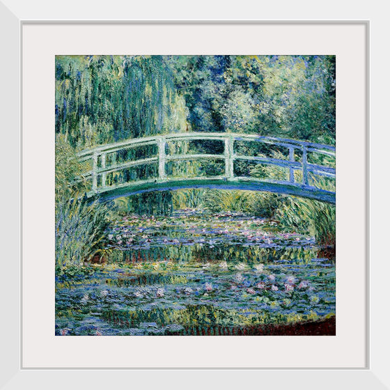 "Water Lilies and Japanese Bridge", Claude Monet