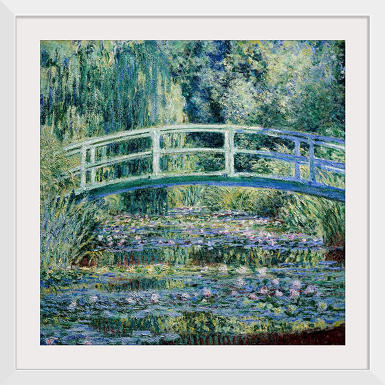 "Water Lilies and Japanese Bridge", Claude Monet