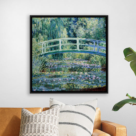 "Water Lilies and Japanese Bridge", Claude Monet