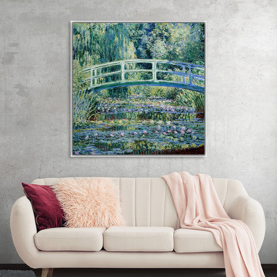 "Water Lilies and Japanese Bridge", Claude Monet