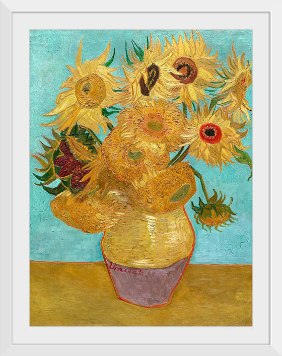 "Vase with Twelve Sunflowers", Vincent van Gogh