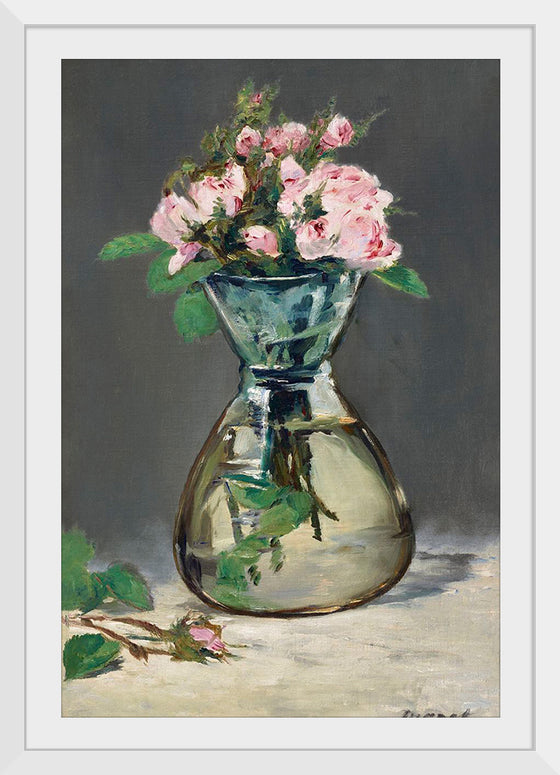 "Moss Roses in a Vase (1882)", Eduoard Manet