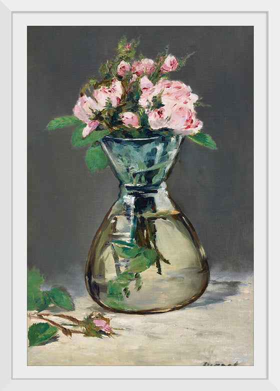 "Moss Roses in a Vase (1882)", Eduoard Manet