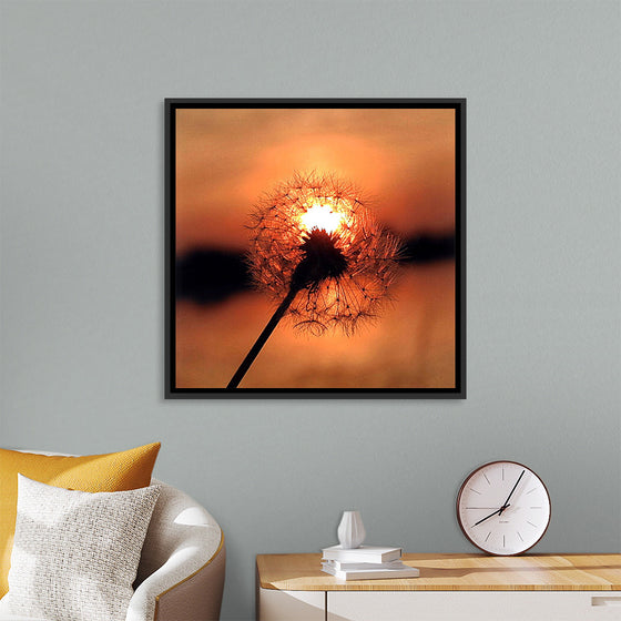 "Dandelion at Sunset"