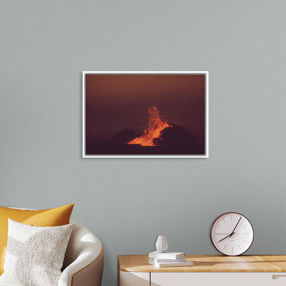 "Volcanic Mauna Ulu in Eruption"