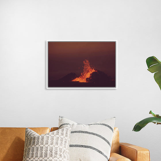 "Volcanic Mauna Ulu in Eruption"