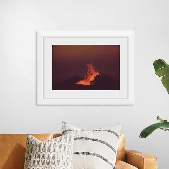 "Volcanic Mauna Ulu in Eruption"