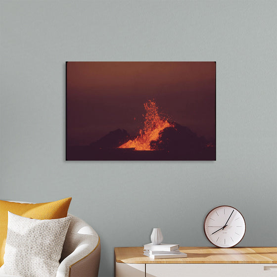 "Volcanic Mauna Ulu in Eruption"