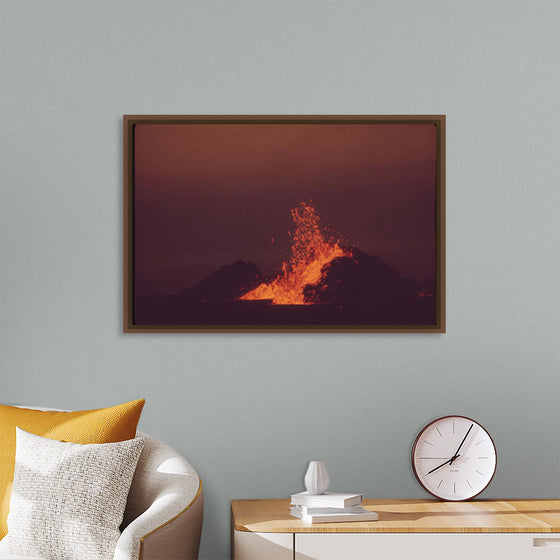 "Volcanic Mauna Ulu in Eruption"