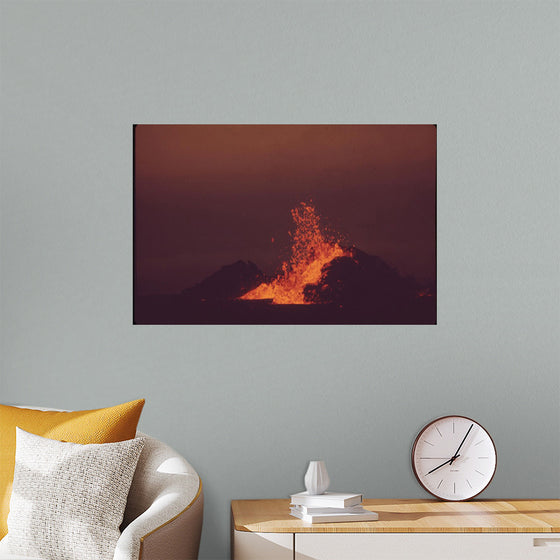 "Volcanic Mauna Ulu in Eruption"